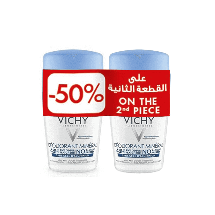 [1213548] فيشي مزيل العرق المينيرال عرض -50% على القطعة الثانية