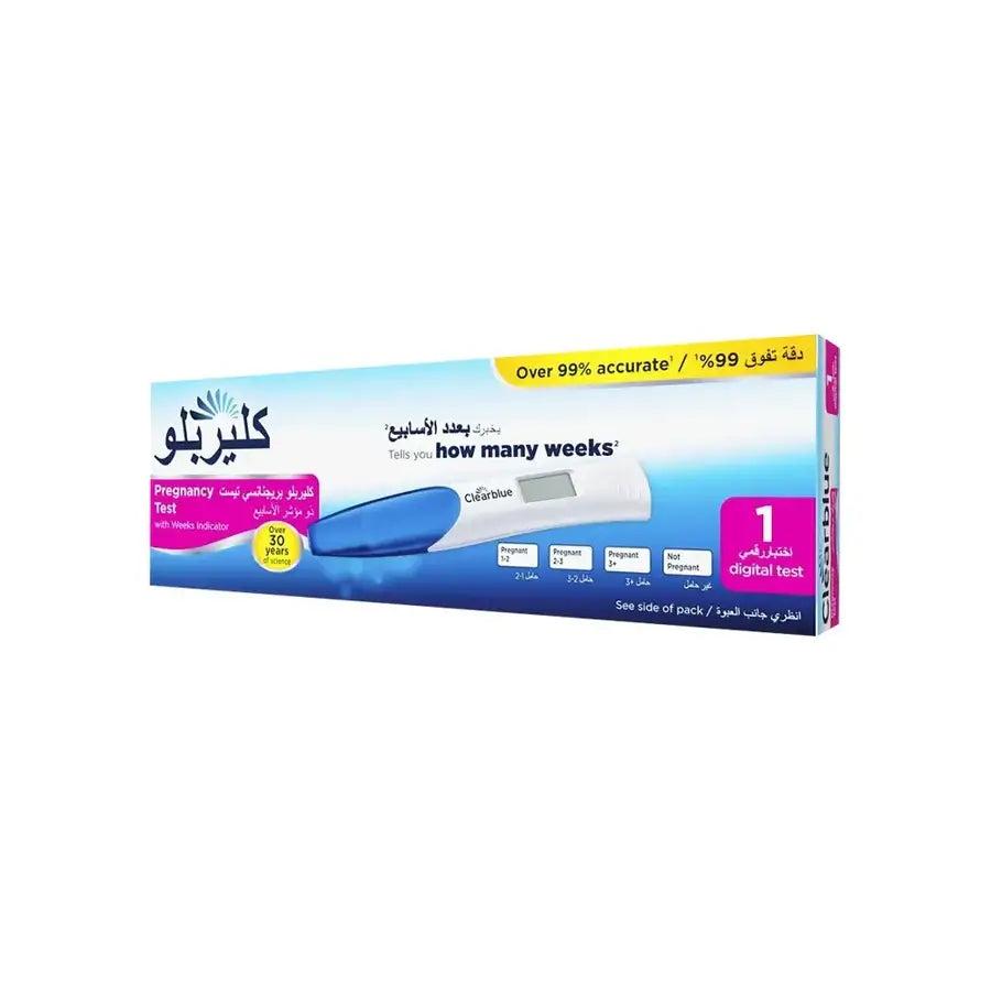 [1206842] كلير بلو اختبار الحمل الديجيتال مع مؤشر أسابيع 1 حبة