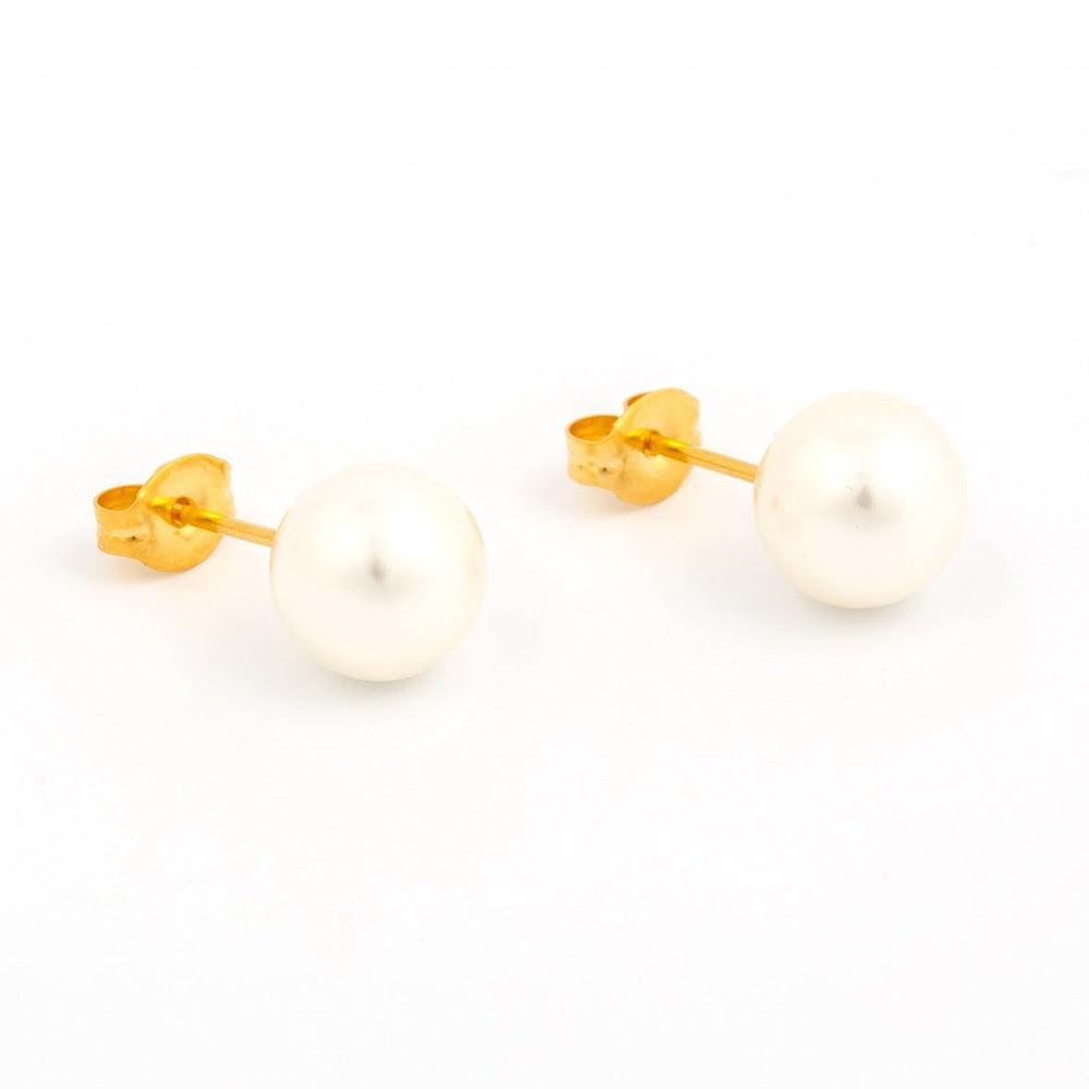[8332] Studex White Pearl 8Mm G/P Pr-678-S