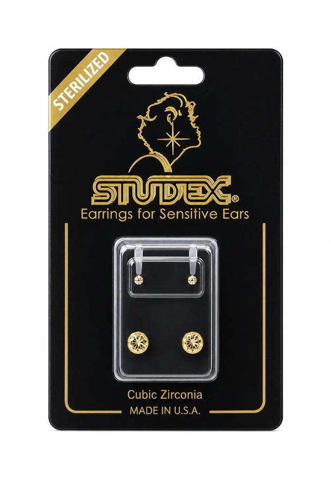 [8321] Studex Mini Cubic Zirconia G/P Pr-M100Y-Stx