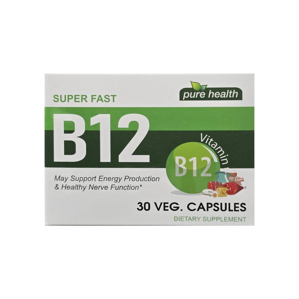 [1224591] بيور هيلث ب12  كبسولة 30
