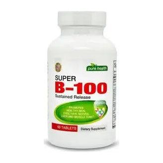 [1201228] Pure Health Super B 100 Tablets 60's