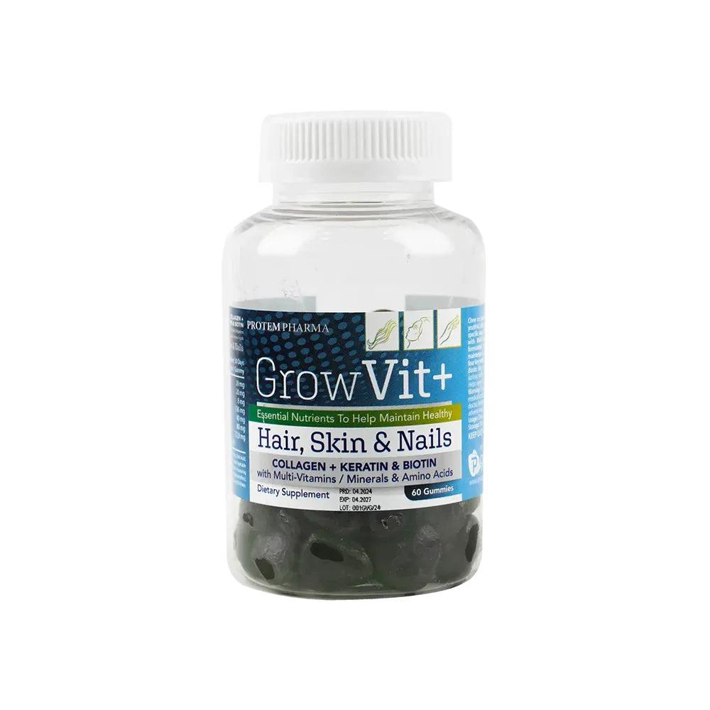 [2500019] Protem Grow Vit+ Hair Skin Nails 60 Gummies