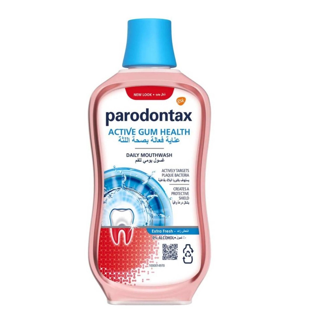 [2500608] Parodontax Active Gum Health Dialy Mouthwash Extra Fresh 0% Alcohol 300 ml