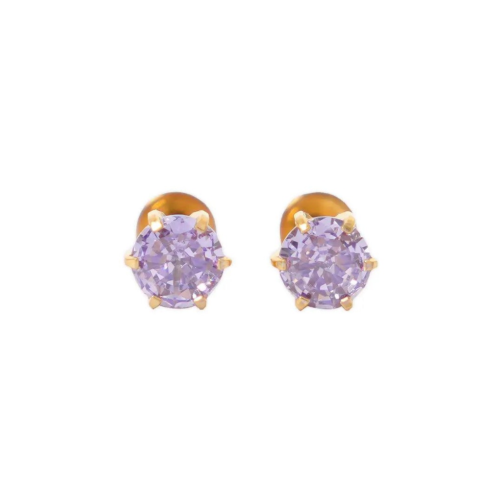 [2600067] Lustrous G/P.5mm cz lavender code 183