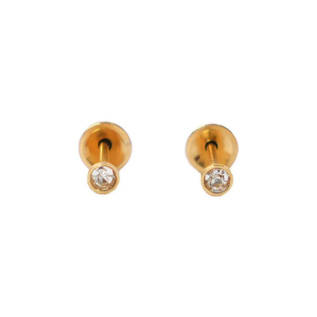 [2600011] Lustrous G/P 3 Mm Head Crystal Clear Code 193