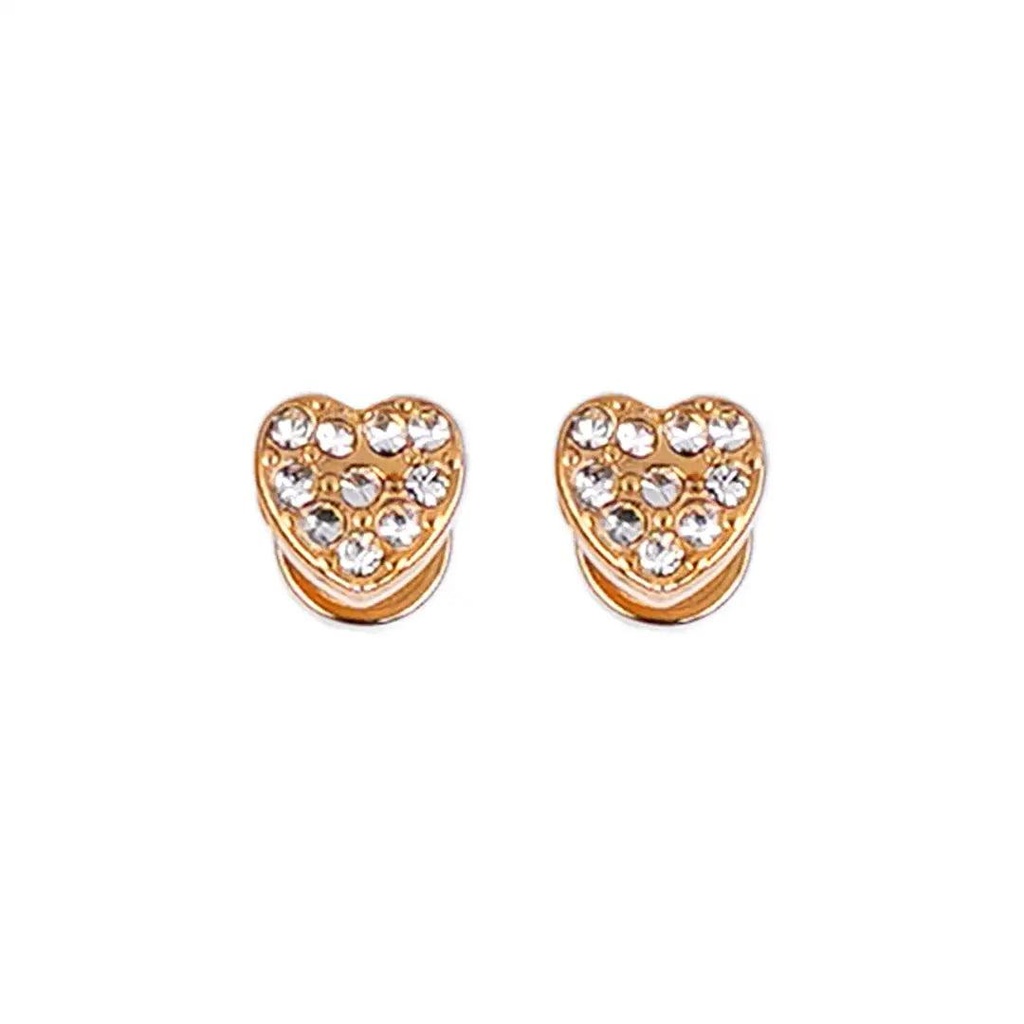 [1211590] Lustrous 18K Gold Plated Heart Diamond 3 (5Mm) 151