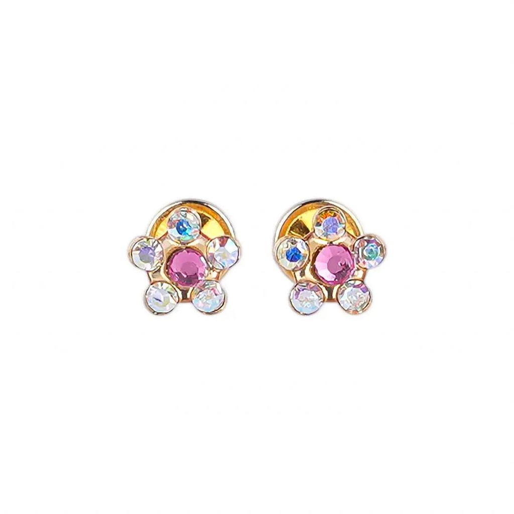 [1211575] Lustrous 18K Gold Plated Flower 5 (5Mm) 136
