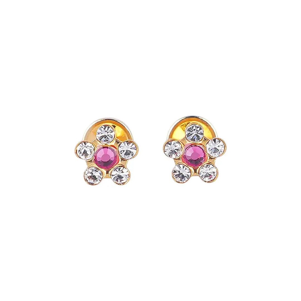 [1211572] Lustrous 18K Gold Plated Flower 2 (5Mm) 133