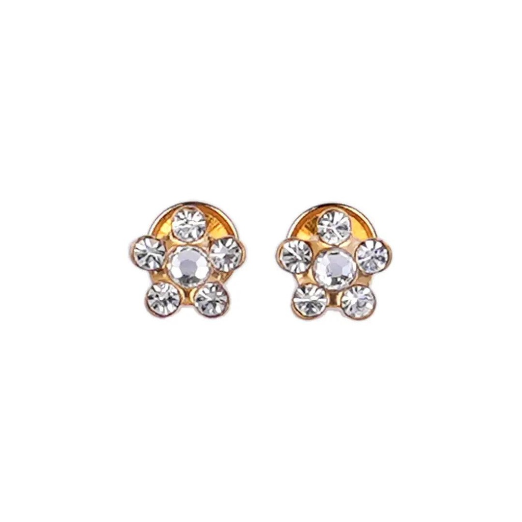 [1211571] Lustrous 18K Gold Plated Flower 1 (5Mm) 132