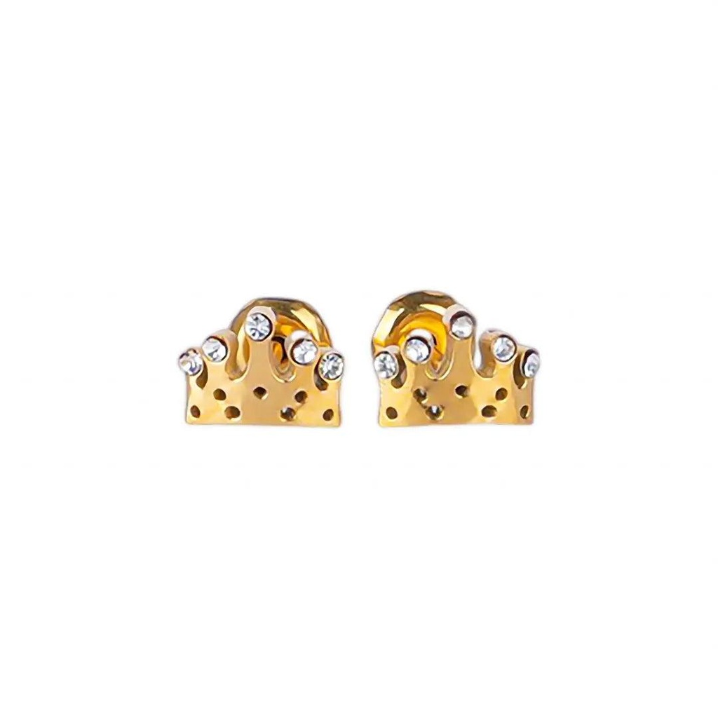 [1211553] Lustrous 18K Gold Plated Crown (7Mm) 112