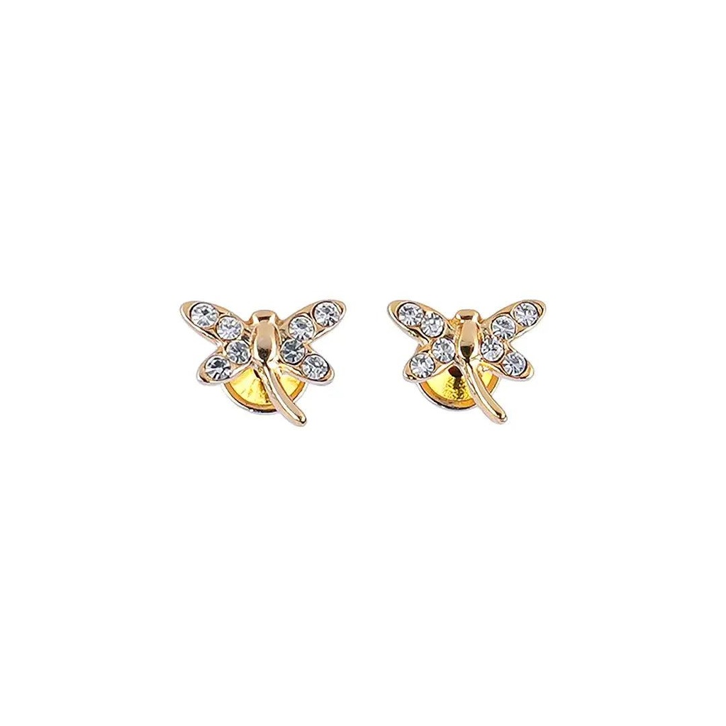 [1211569] Lustrous 18K Gold Plated Bird Fly (8Mm) 130