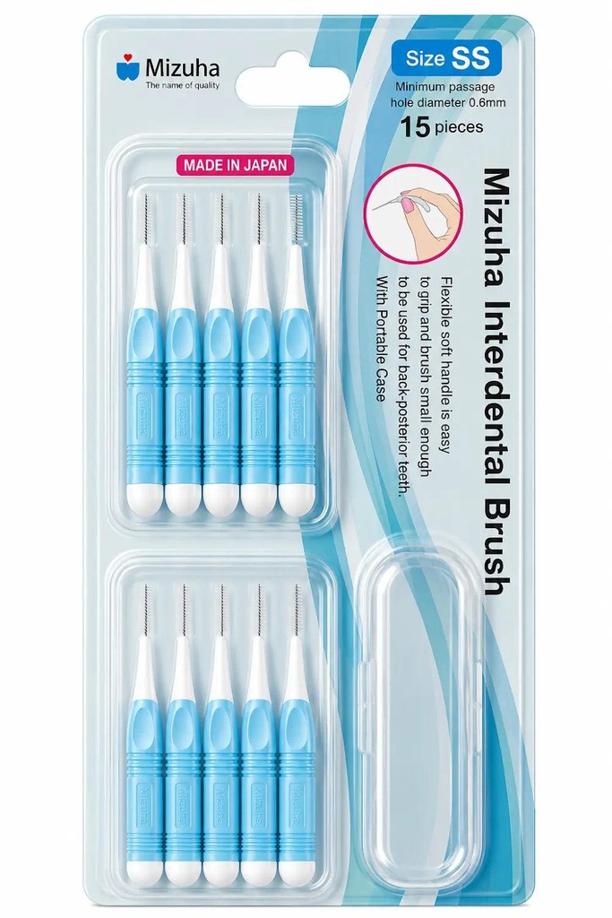 [2500552] Interdental Brush Mizuha 15 Pcs SS