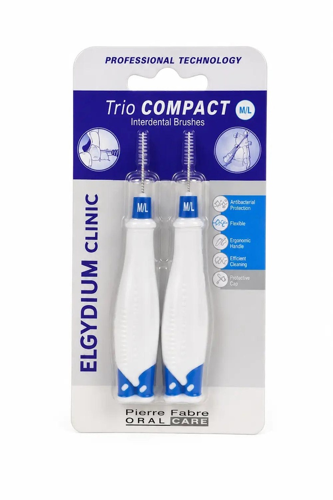 [1209242] Elgydium Trio Compact Interdental Narrow 71221 711035 -626
