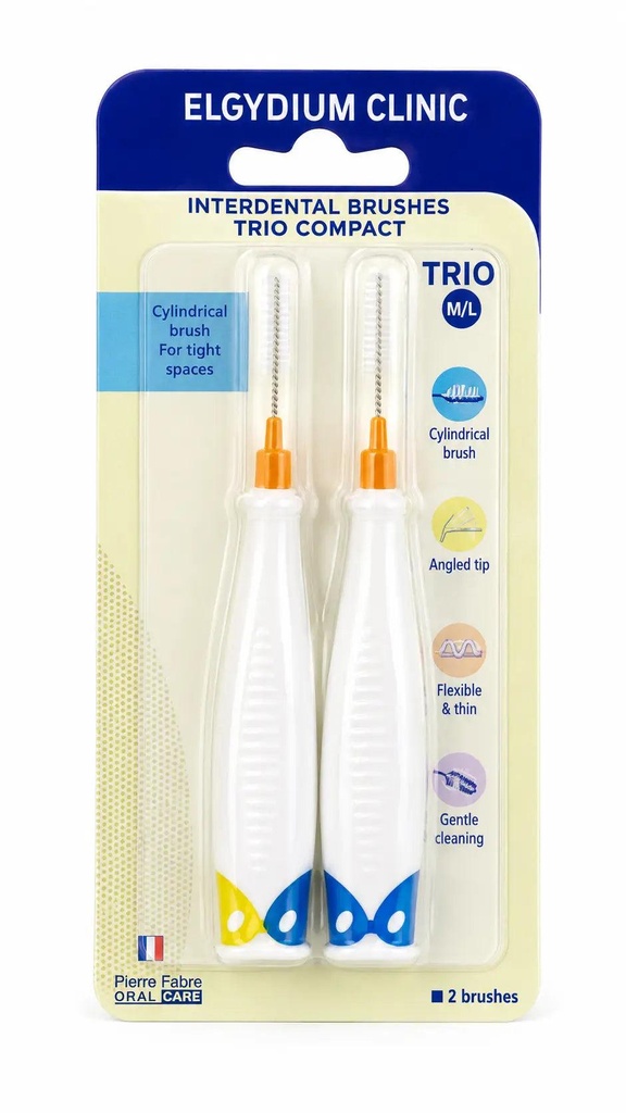 [1209241] Elgydium Trio Compact Interdental Narrow 71220 711026 -056