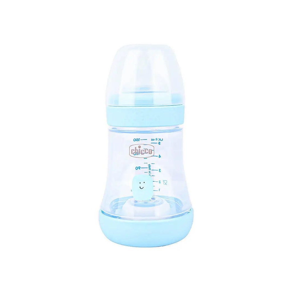 [1216780] CHICCO Perfect 5 Bottle For Girl with Silicon Teat 1 + Month -Slow Flow-150 ml CHCN-000805
