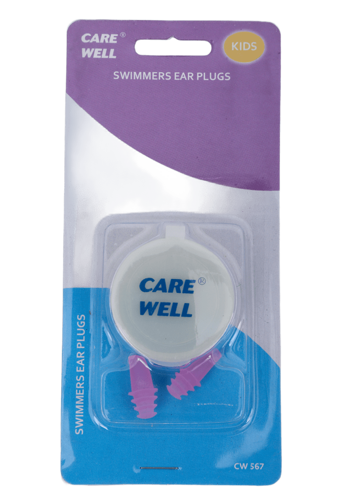 [1222766] Care Well Swimmers Ear Plugs For Kids 1 Pair CW 567