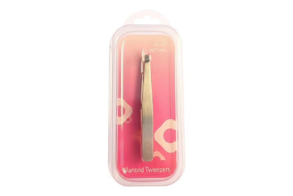 [2600024] AMT ROYAL Slanted Tweezers 143-1