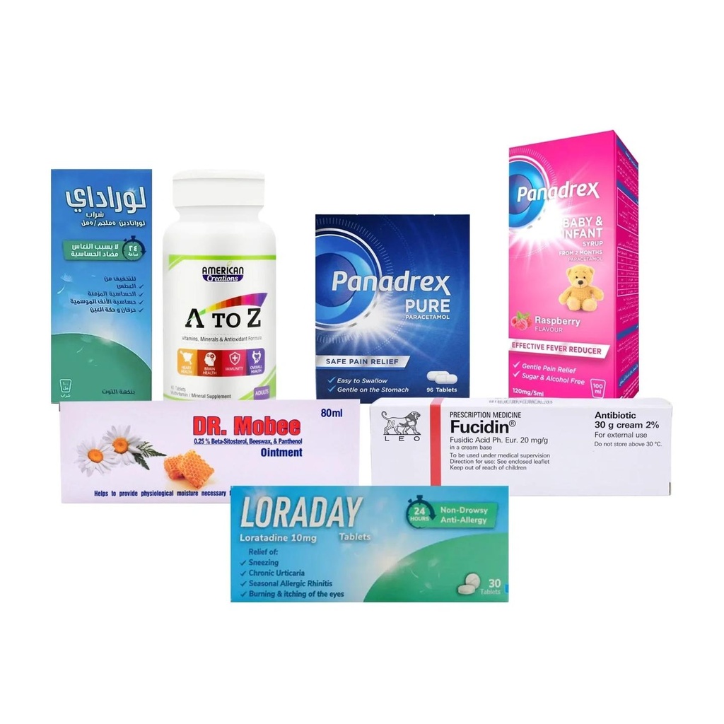 [1224573] First Aid Kit – Essential Home Emergency Medicine Kit