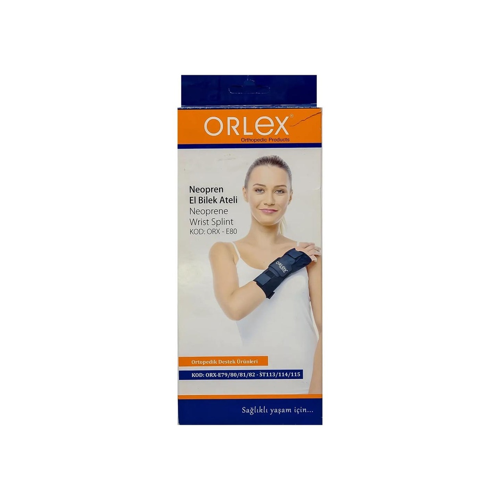 [1215393] Orlex Neoprene Wrist Splint (Left) E80 ST 114