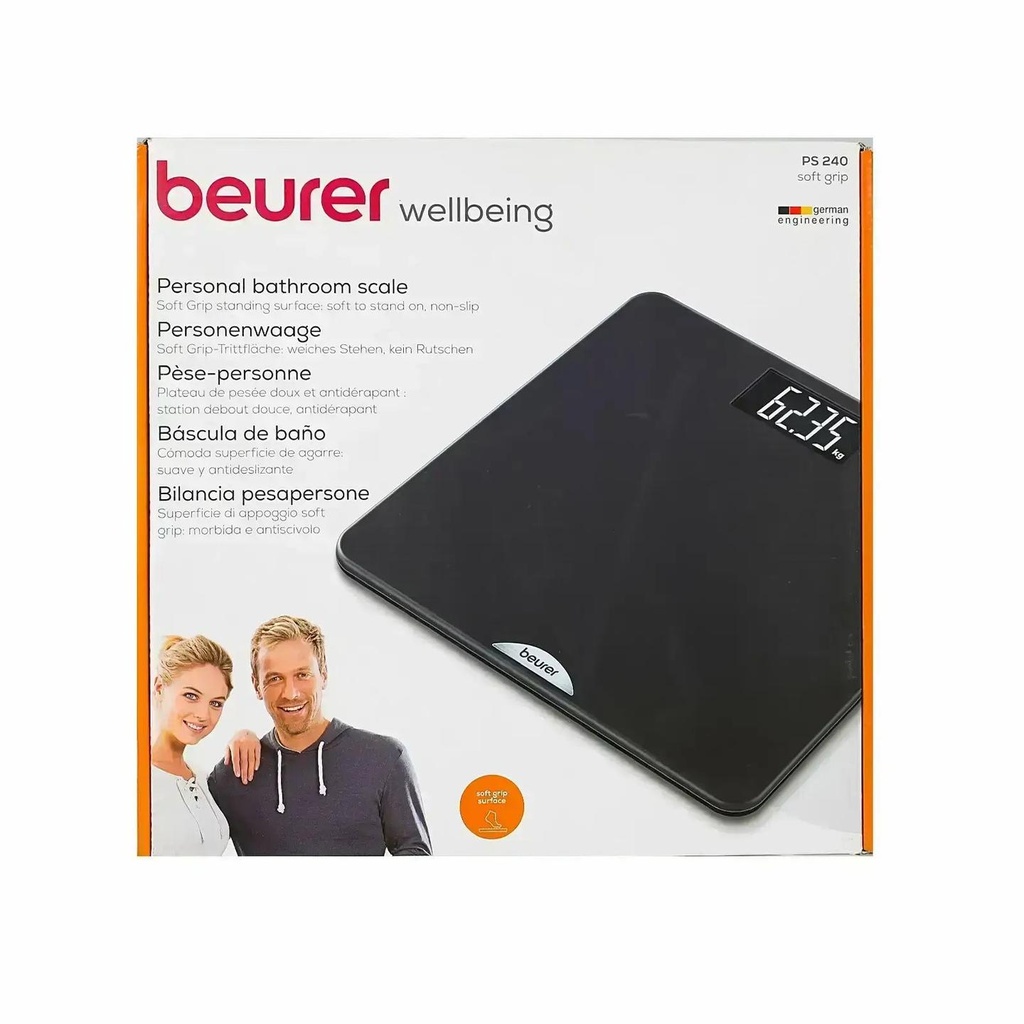 [1213858] بيورير ويلبينغ ميزان شخصي موديل PS240 بسطح أملس