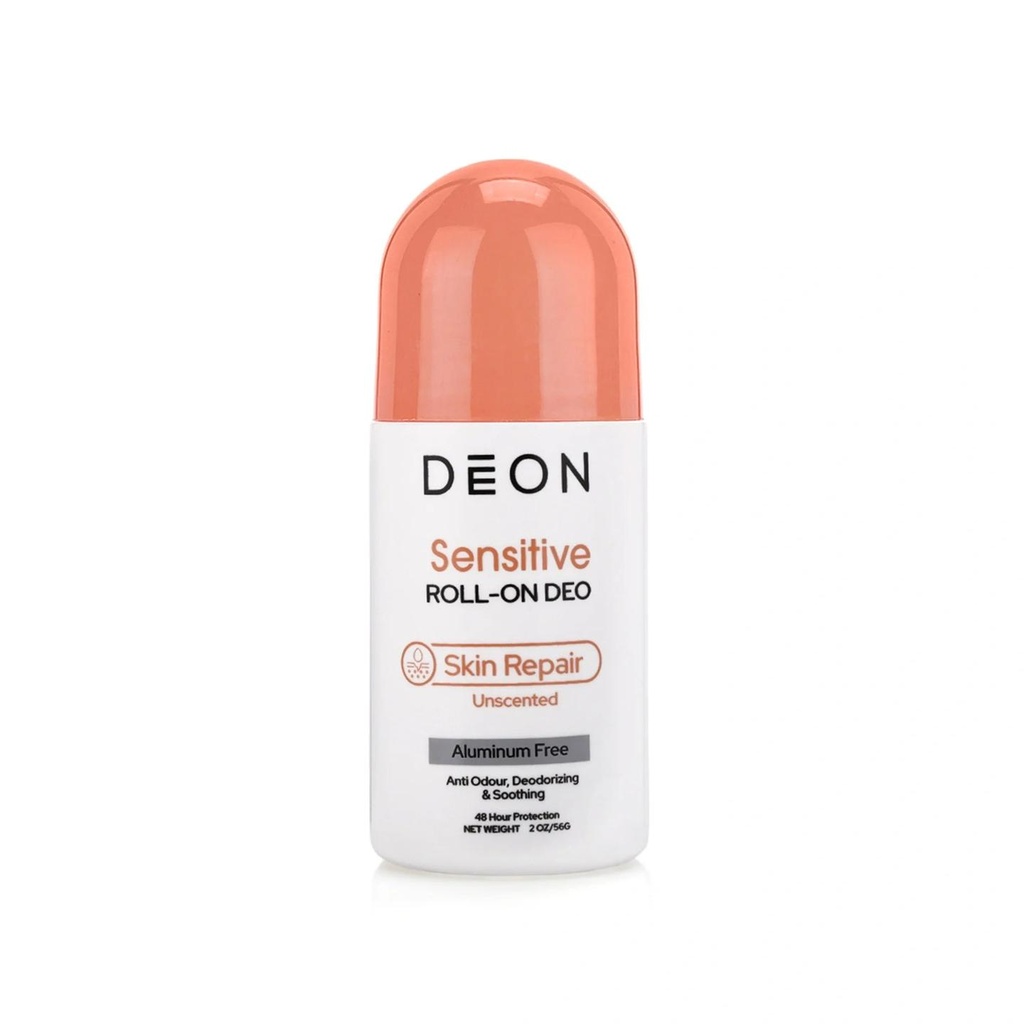 [25100312] Deon Sensitive Roll-On Deo 48H Skin Repair Fragrance Free 56Gm