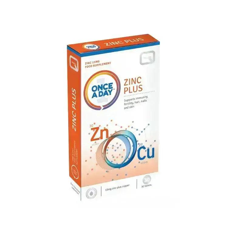 [107963] كويست وانس أ داي زنك 15 مجم ونحاس 30 قرص