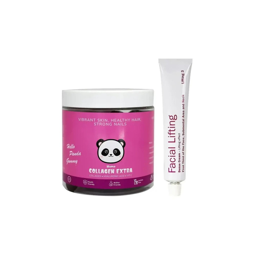 [1223710] package Labo Facial Lifting 3 Dense Cream + Fit 4 Life Collagen Mama