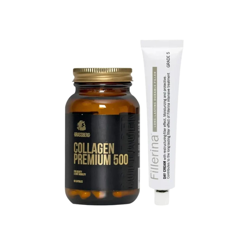 [1223709] package Fillerina Day Cream Grade 5 + Grassberg Collagen