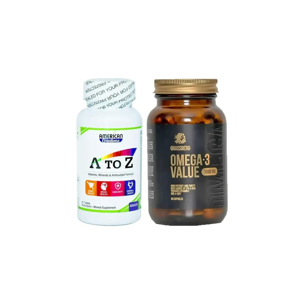 [1223706] package American Creation A To Z + Grassberg Omega 3