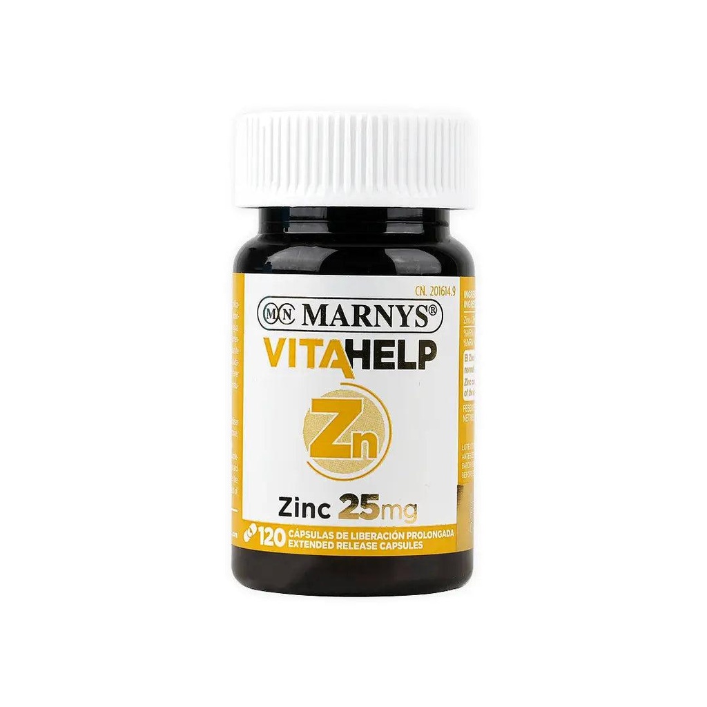 [2500159] Marnys Vitahelp Zinc 25 Mg 120 Capsules