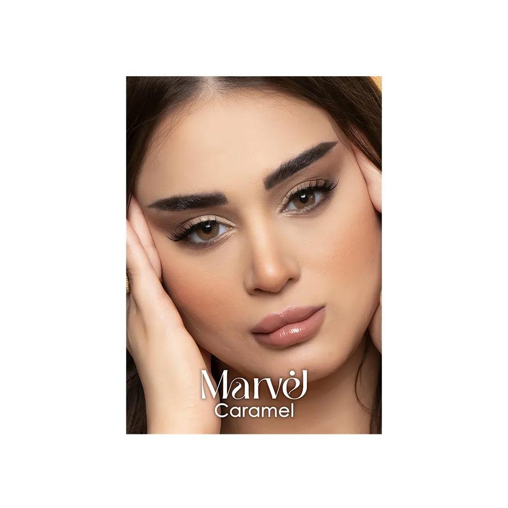 [2500117] مارفل عدسات لاصقة كراميل