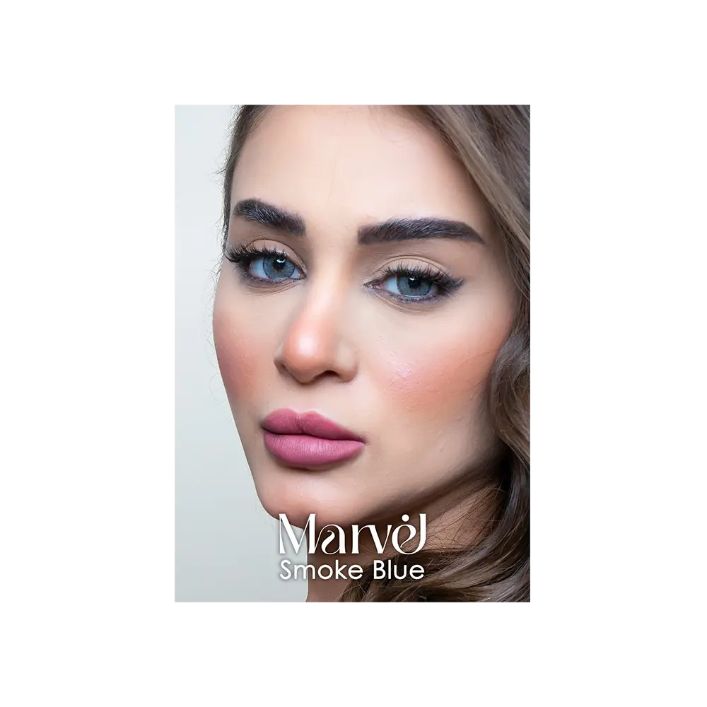 [2500126] مارفل عدسات لاصقة سموك بلو