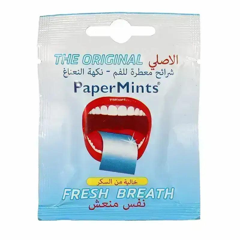 [1220466] بيبرمنتس شرائح معطرة للفم لنفس منعش بنكهة النعناع 24 شريحة